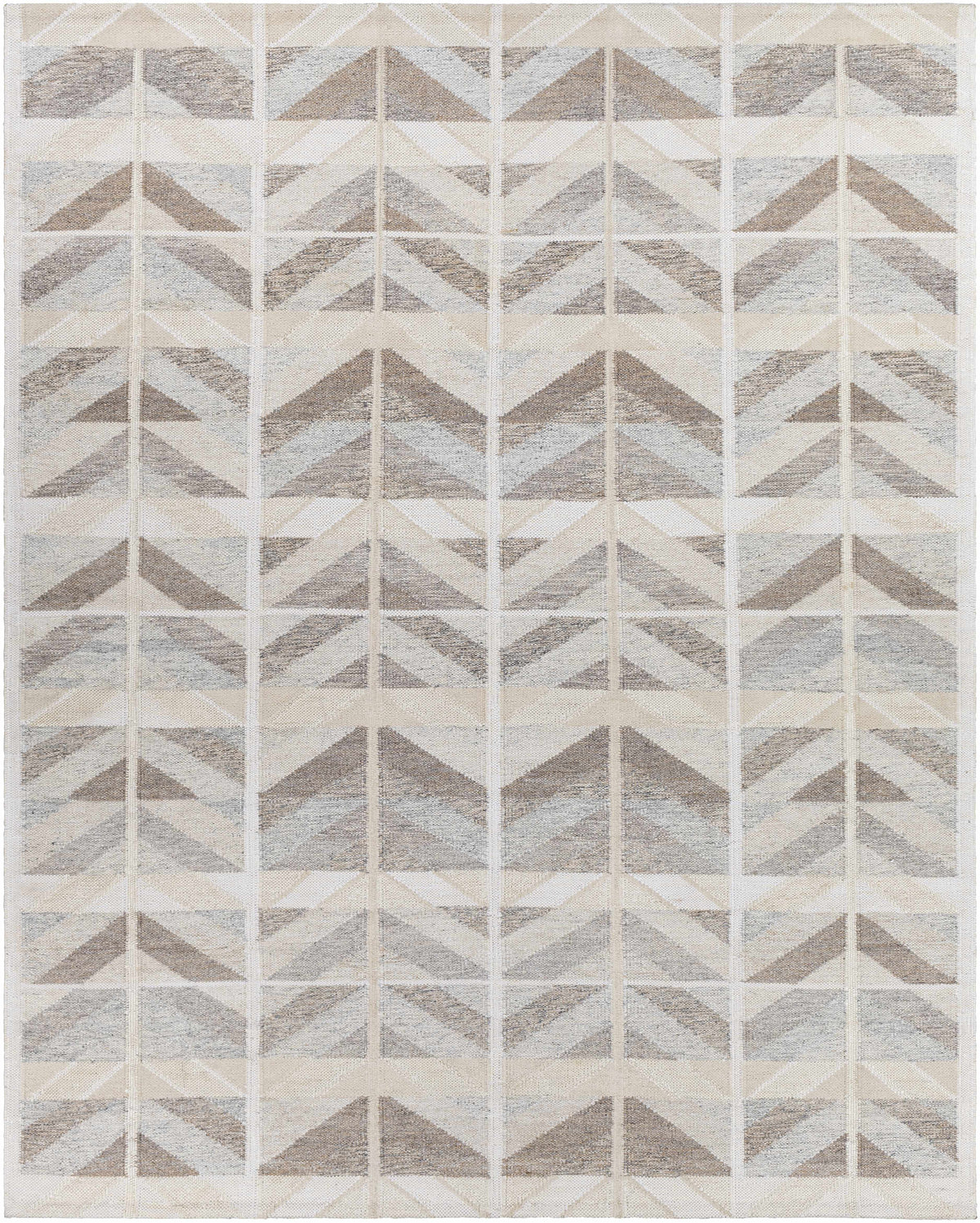 Tan Hand Woven 55% Viscose, 25% Wool, 15% Acrylic, 5% Cotton Global Rectangle Handmade rug, Indoor use only, no fringe, non-washable.