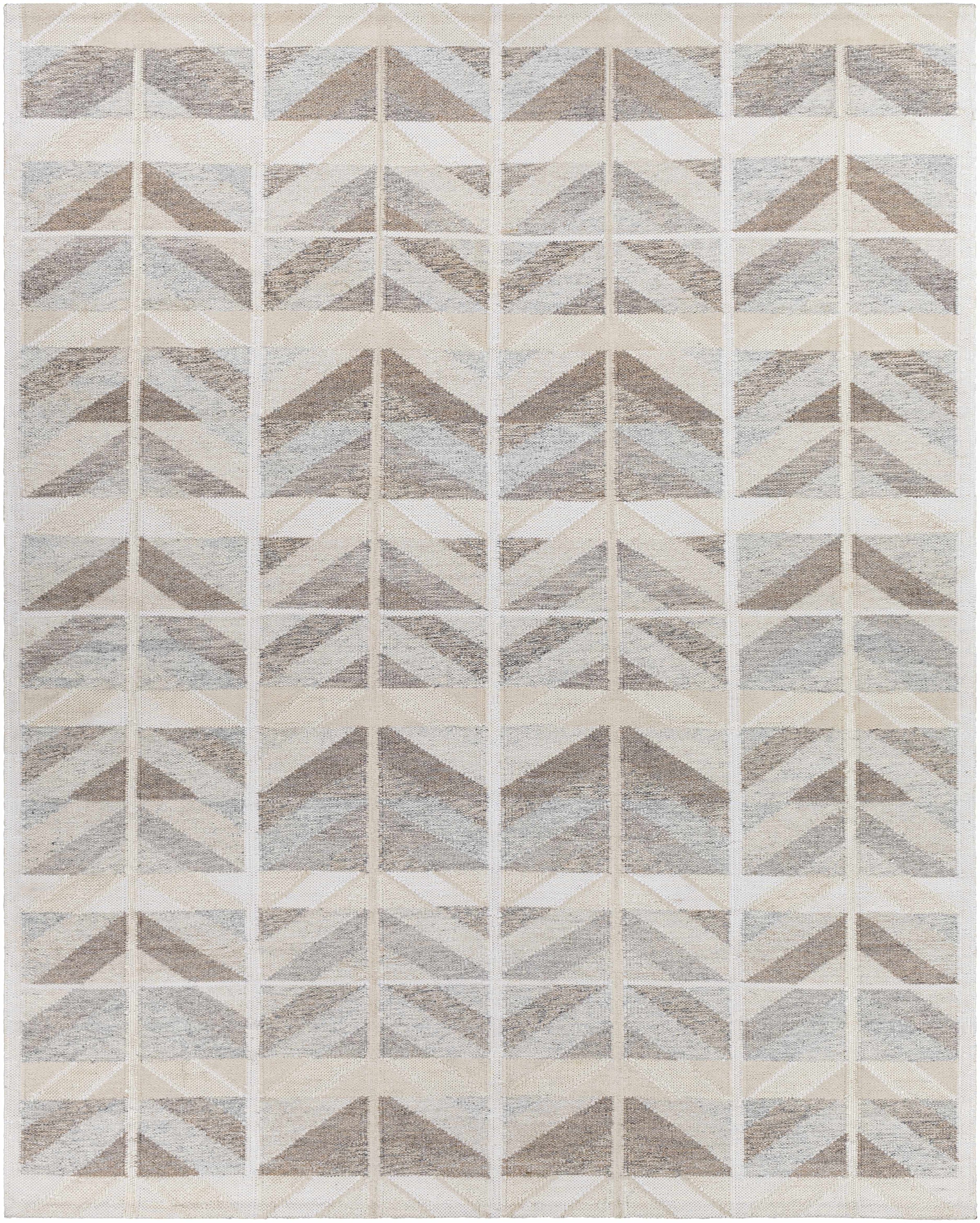 Tan Hand Woven 55% Viscose, 25% Wool, 15% Acrylic, 5% Cotton Global Rectangle Handmade rug, Indoor use only, no fringe, non-washable.