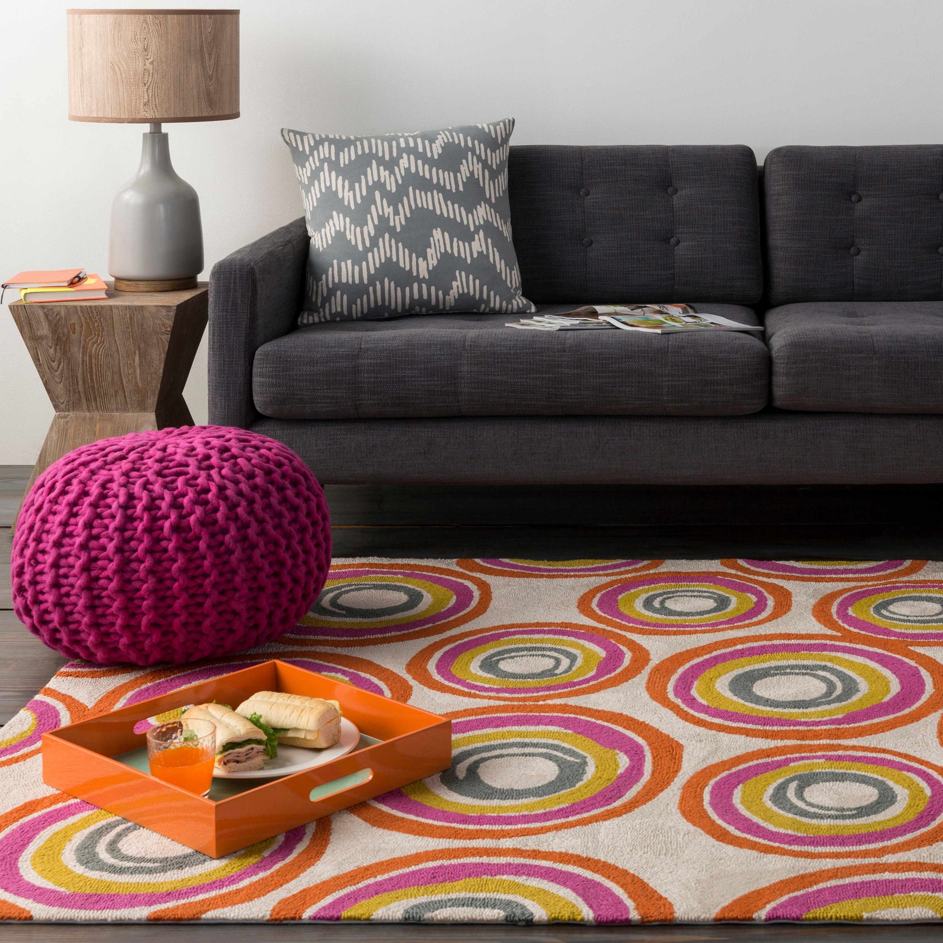 Miranda MRA-1008 Hand Hooked Rug