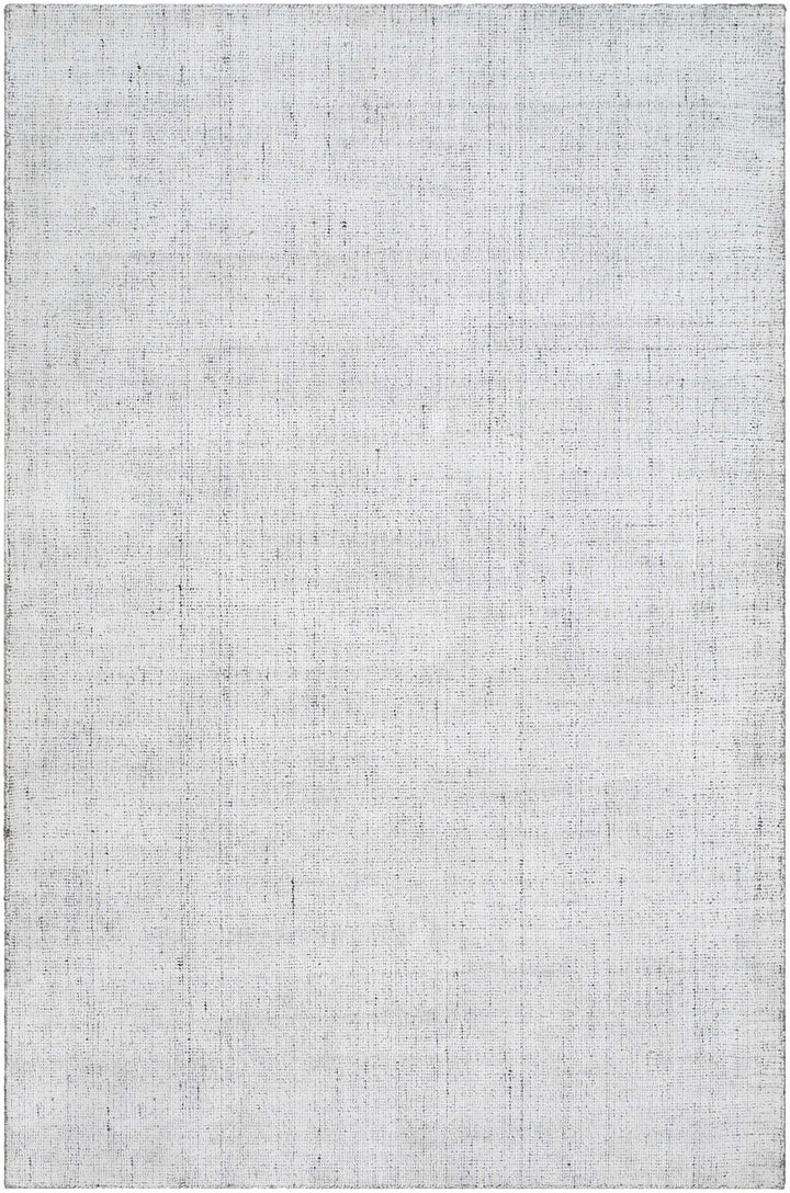 Cream Hand Loomed 60% Recycled PET Yarn, 40% Viscose Cottage Rectangle Handmade rug, Indoor use only, no fringe, non-washable.