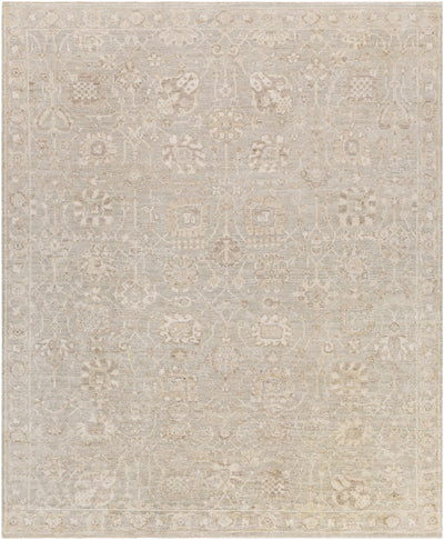 Dusty Sage Hand Knotted 100% Viscose Traditional Rectangle Handmade rug, Indoor use only, has fringe, non-washable.