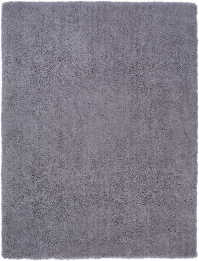 Gray Hand Woven 100% Polyester Modern Rectangle Handmade rug, Indoor use only, no fringe, non-washable.