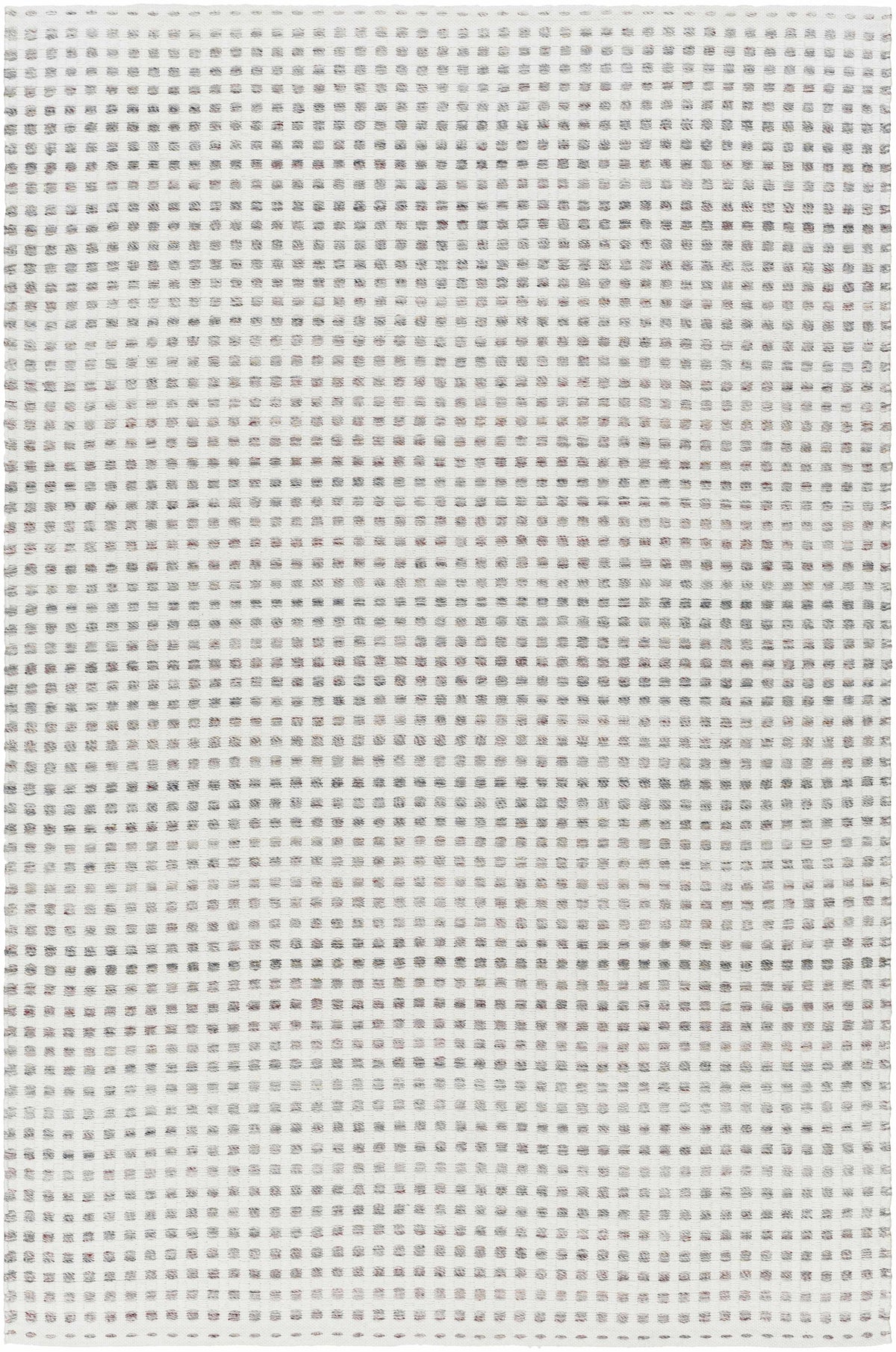 White Hand Woven 100% Recycled PET Yarn Cottage Rectangle Handmade rug, Indoor use only, no fringe, non-washable. runner also available