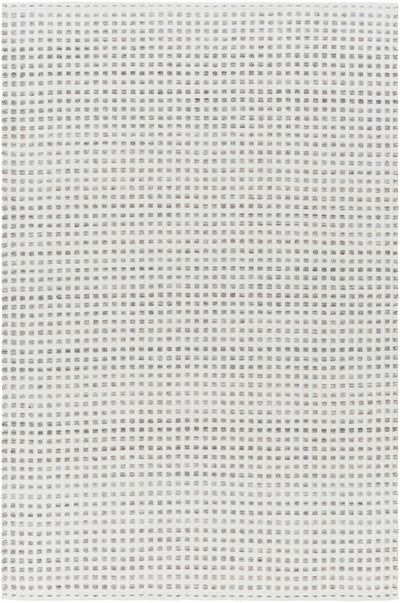 White Hand Woven 100% Recycled PET Yarn Cottage Rectangle Handmade rug, Indoor use only, no fringe, non-washable. runner also available