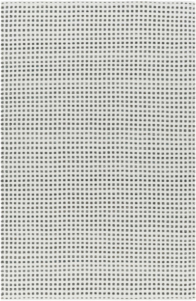 White Hand Woven 100% Recycled PET Yarn Cottage Rectangle Handmade rug, Indoor use only, no fringe, non-washable. runner also available