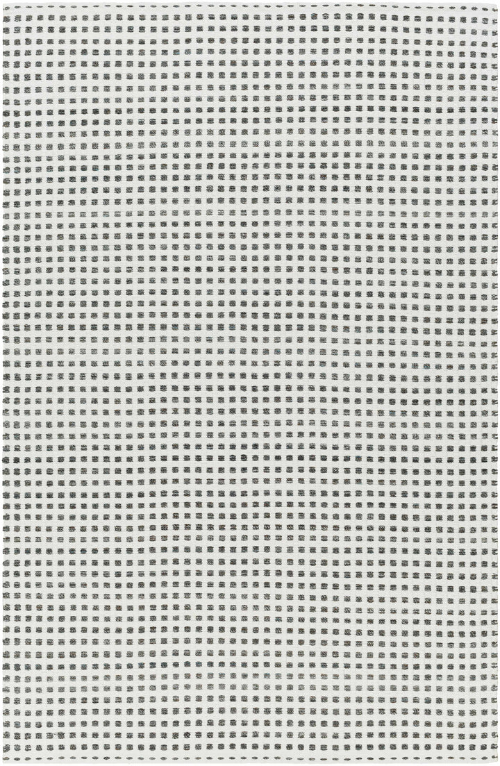 White Hand Woven 100% Recycled PET Yarn Cottage Rectangle Handmade rug, Indoor use only, no fringe, non-washable. runner also available