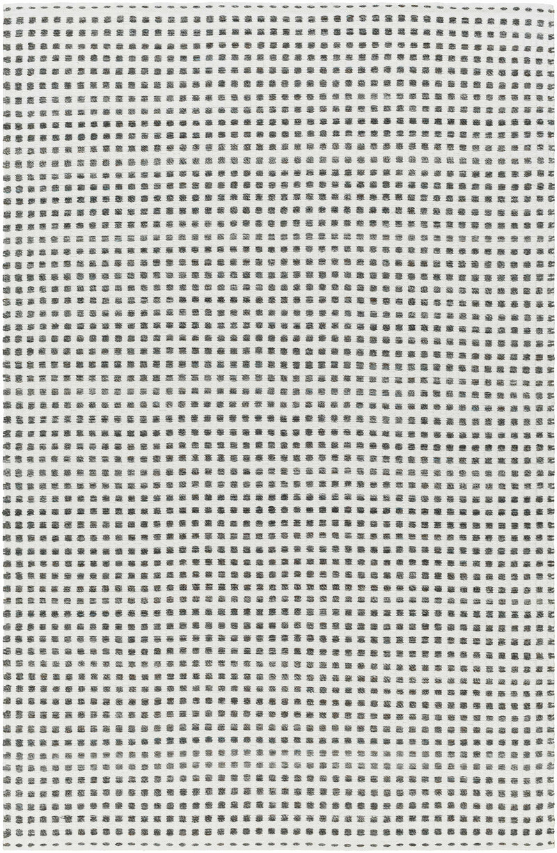 White Hand Woven 100% Recycled PET Yarn Cottage Rectangle Handmade rug, Indoor use only, no fringe, non-washable. runner also available