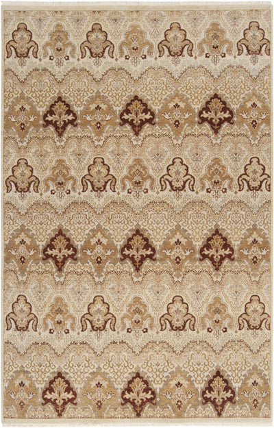 Seafoam Hand Knotted 100% NZ Wool Traditional Rectangle Handmade rug, Indoor use only, has fringe, non-washable.