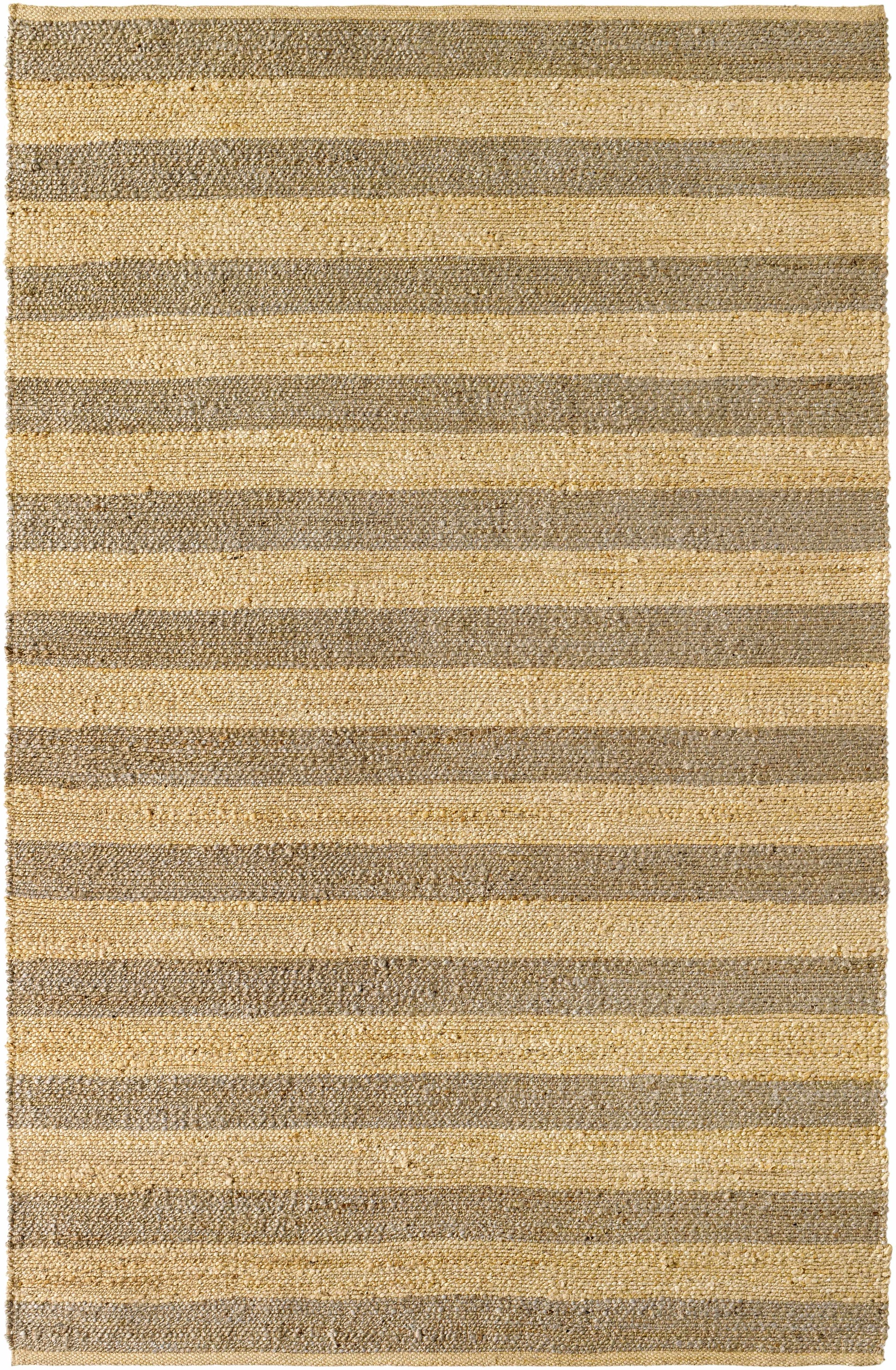 Wheat Hand Woven 100% Jute Cottage Rectangle Handmade rug, Indoor use only, no fringe, non-washable. runner also available