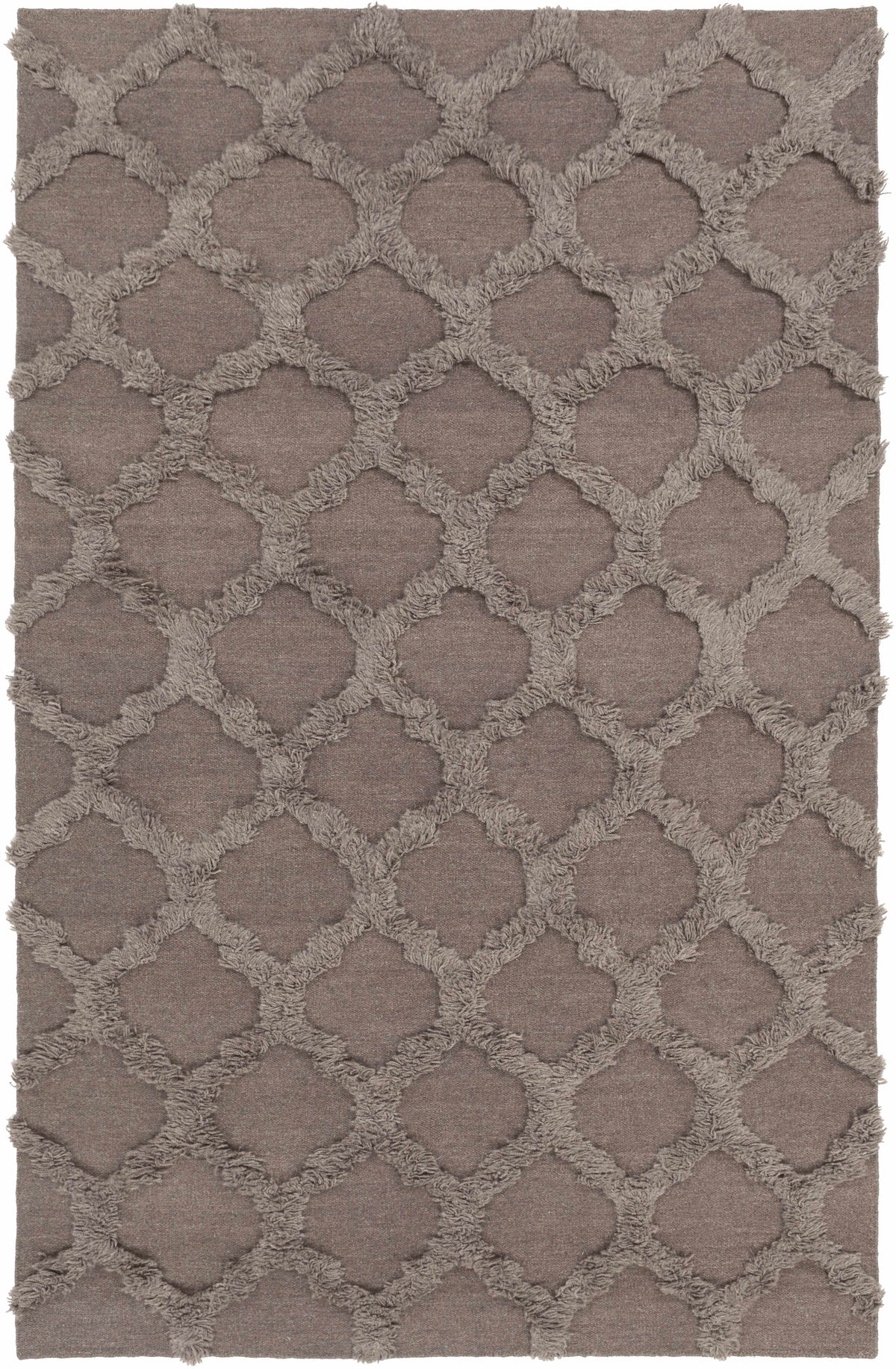 Charcoal Hand Woven 100% Wool Modern Rectangle Handmade rug, Indoor use only, no fringe, non-washable. runner also available