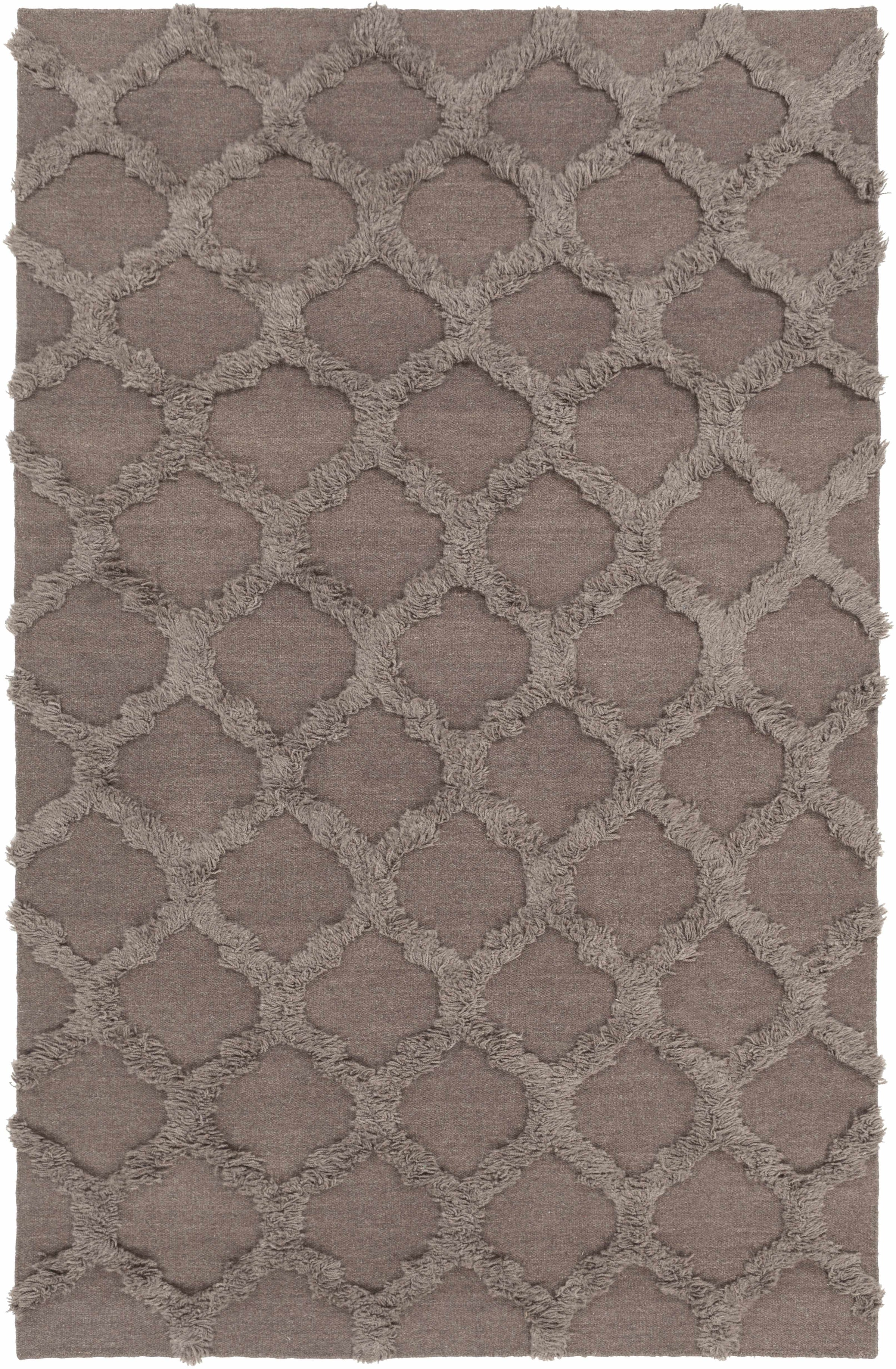 Charcoal Hand Woven 100% Wool Modern Rectangle Handmade rug, Indoor use only, no fringe, non-washable. runner also available