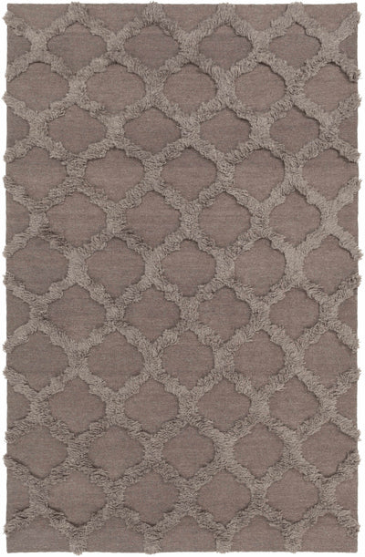 Charcoal Hand Woven 100% Wool Modern Rectangle Handmade rug, Indoor use only, no fringe, non-washable. runner also available