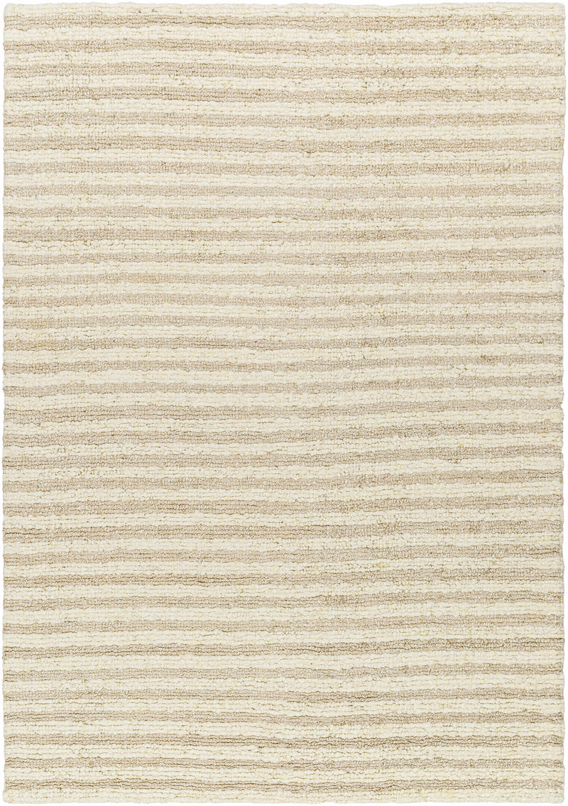 Gray Hand Woven 60% Wool, 40% Rayon Cottage Rectangle Handmade rug, Indoor use only, no fringe, non-washable.