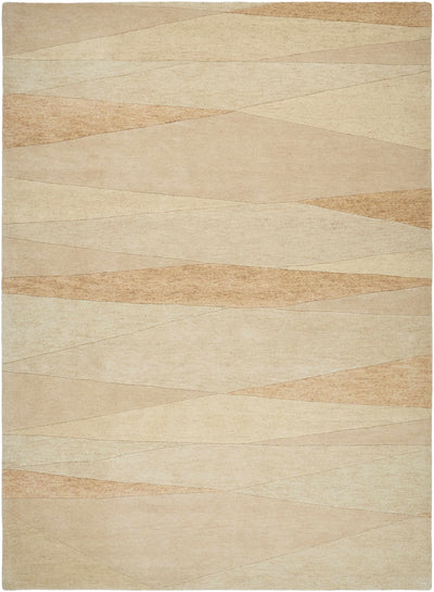 Beige Hand Tufted 100% Wool Modern Rectangle Handmade rug, Indoor use only, no fringe, non-washable. runner also available