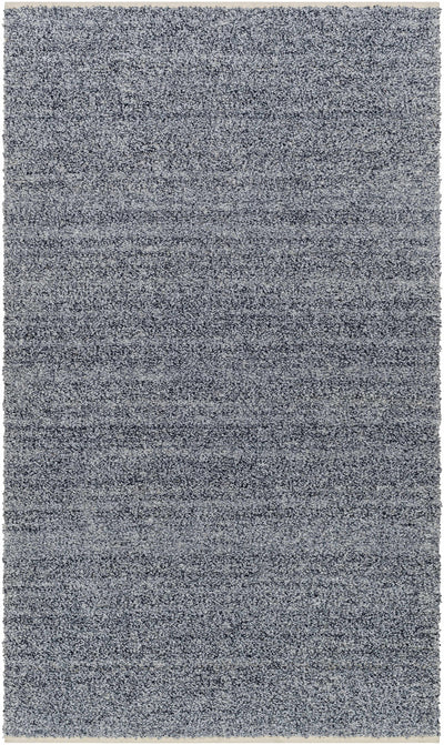 Dark Blue Hand Woven 100% Recycled PET Yarn Modern Rectangle Handmade rug, Indoor use only, no fringe, non-washable. runner also available