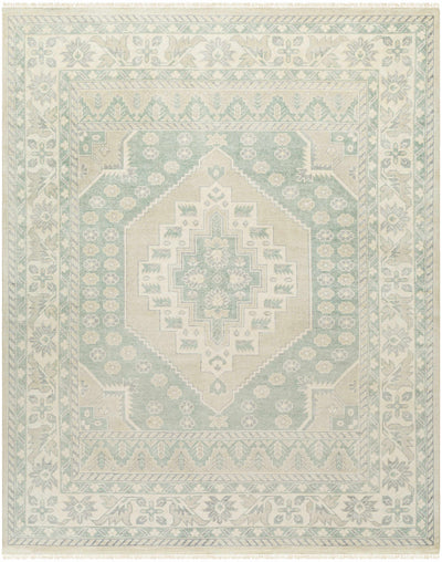 Wheat Hand Knotted 70% Wool, 30% Viscose Traditional Rectangle Handmade rug, Indoor use only, has fringe, non-washable. runner also available