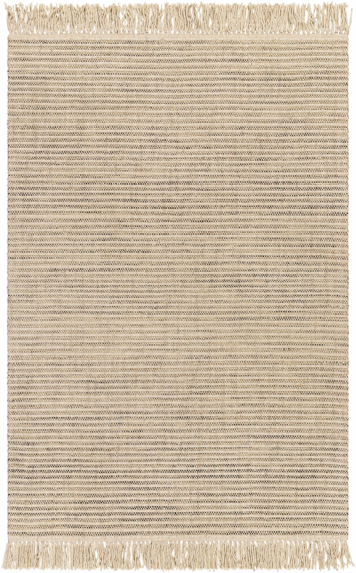 Olive Hand Loomed 55% Wool, 35% Polyester, 10% Jute Cottage Rectangle Handmade rug, Indoor use only, has fringe, non-washable.