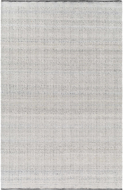 Black Hand Woven 100% Recycled PET Yarn Cottage Rectangle Handmade rug, Indoor use only, no fringe, non-washable. runner also available