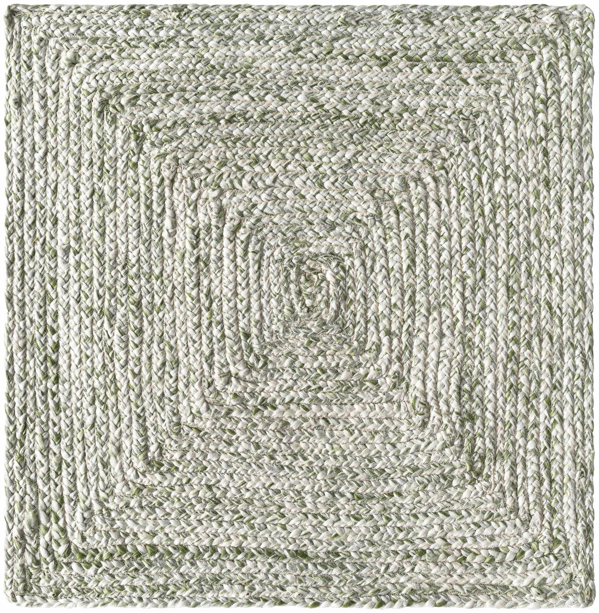 Grass Green Hand Woven 100% Recycled PET Yarn Modern Rectangle Handmade rug, Indoor use only, no fringe, non-washable.