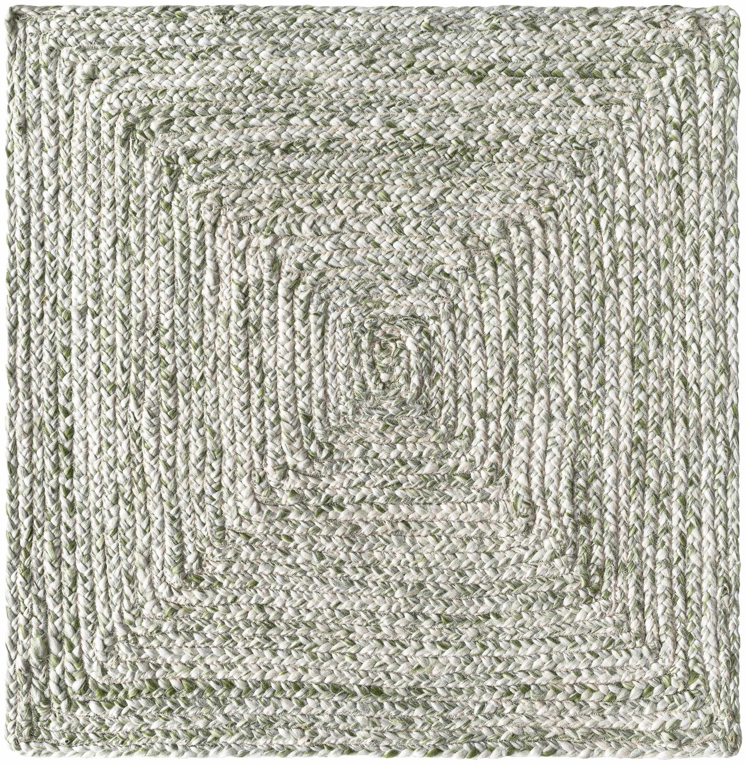 Grass Green Hand Woven 100% Recycled PET Yarn Modern Rectangle Handmade rug, Indoor use only, no fringe, non-washable.