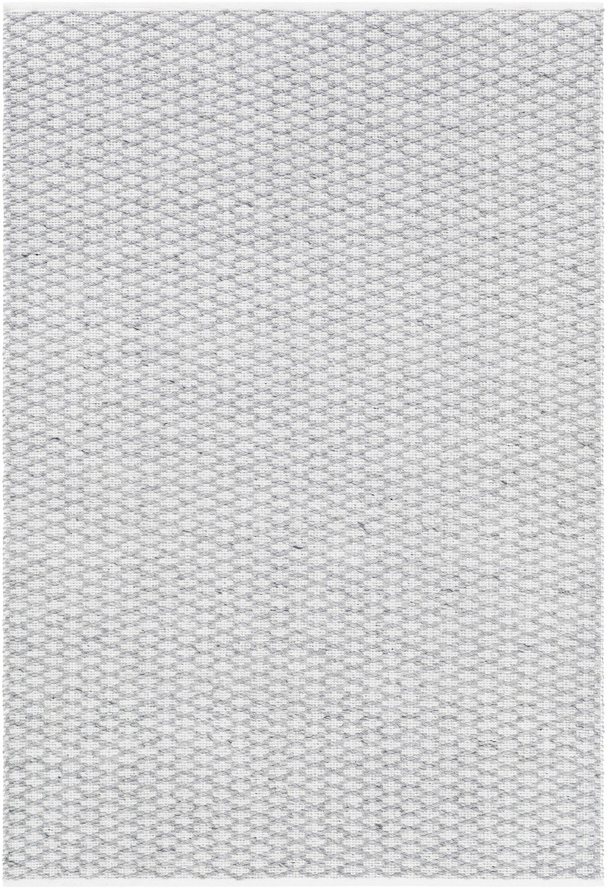 Gray Hand Woven 100% Polyester Modern Rectangle Handmade rug, Indoor use only, no fringe, non-washable.