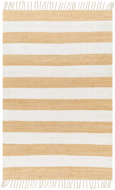 White Hand Woven 100% Cotton Cottage Rectangle Handmade rug, Indoor use only, no fringe, non-washable. runner also available