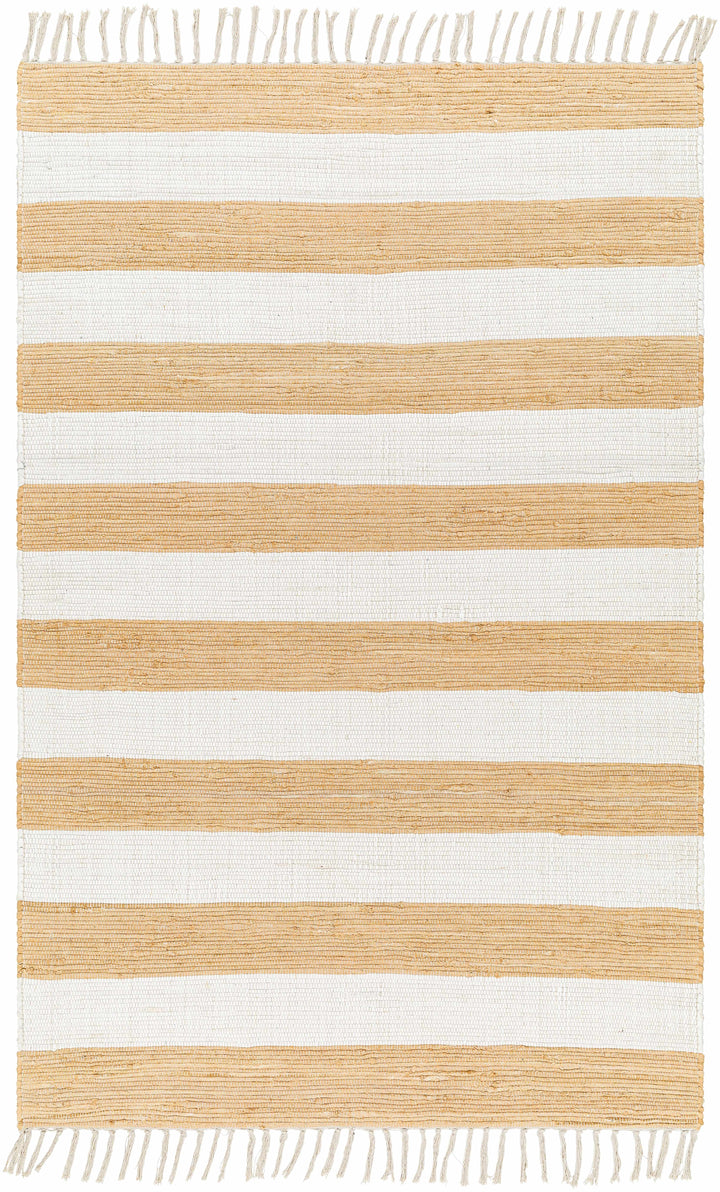 White Hand Woven 100% Cotton Cottage Rectangle Handmade rug, Indoor use only, no fringe, non-washable. runner also available