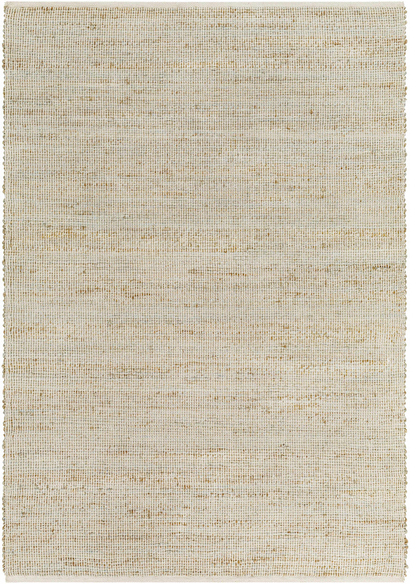 Pale Blue Hand Woven 100% Jute Rustic Rectangle Handmade rug, Indoor use only, no fringe, non-washable.