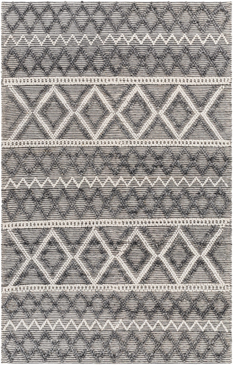 Ivory Hand Woven 100% Recycled PET Yarn Global Rectangle Handmade rug, Indoor use only, no fringe, non-washable. runner also available