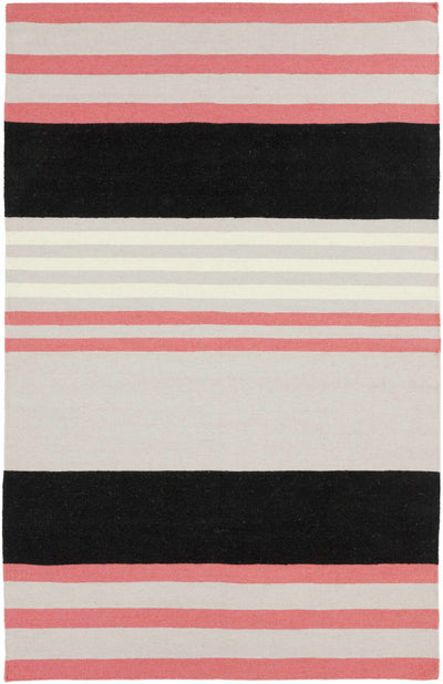 Pink Hand Woven 100% Wool Cottage Rectangle Handmade rug, Indoor use only, no fringe, non-washable. runner also available