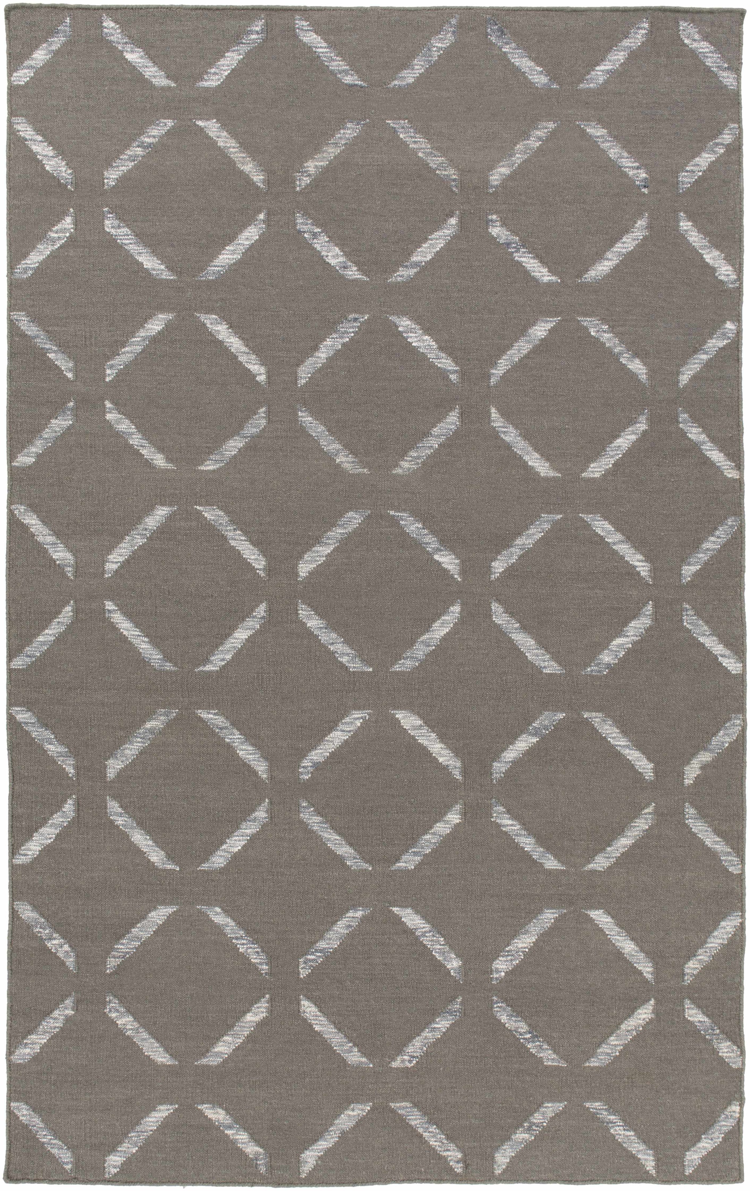 Brown Hand Woven 50% Wool, 30% Viscose, 20% Cotton Modern Rectangle Handmade rug, Indoor use only, no fringe, non-washable. runner also available