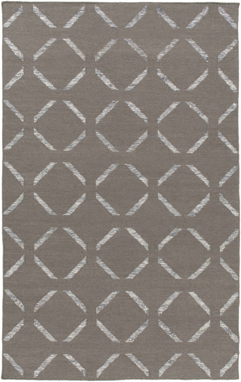 Brown Hand Woven 50% Wool, 30% Viscose, 20% Cotton Modern Rectangle Handmade rug, Indoor use only, no fringe, non-washable. runner also available