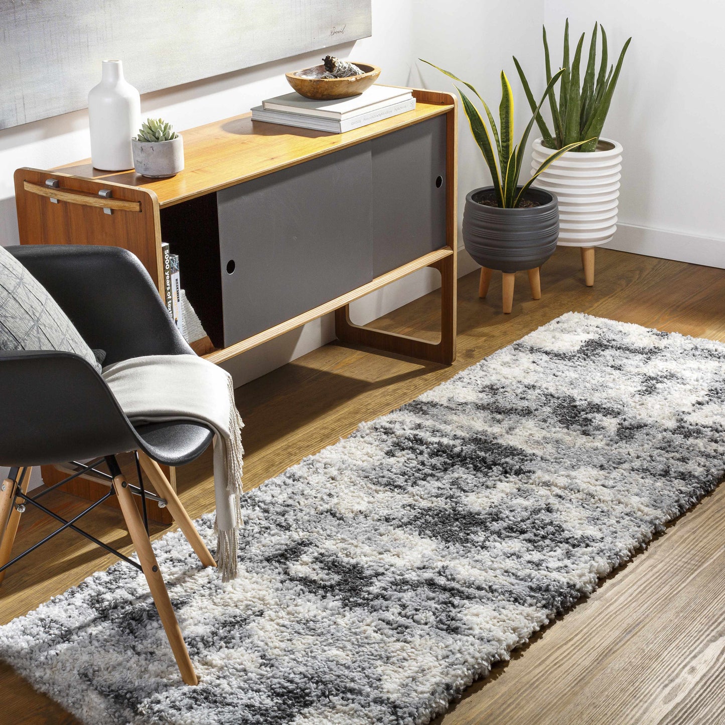 Eskimo Shag ESG-2301 Machine Woven Rug