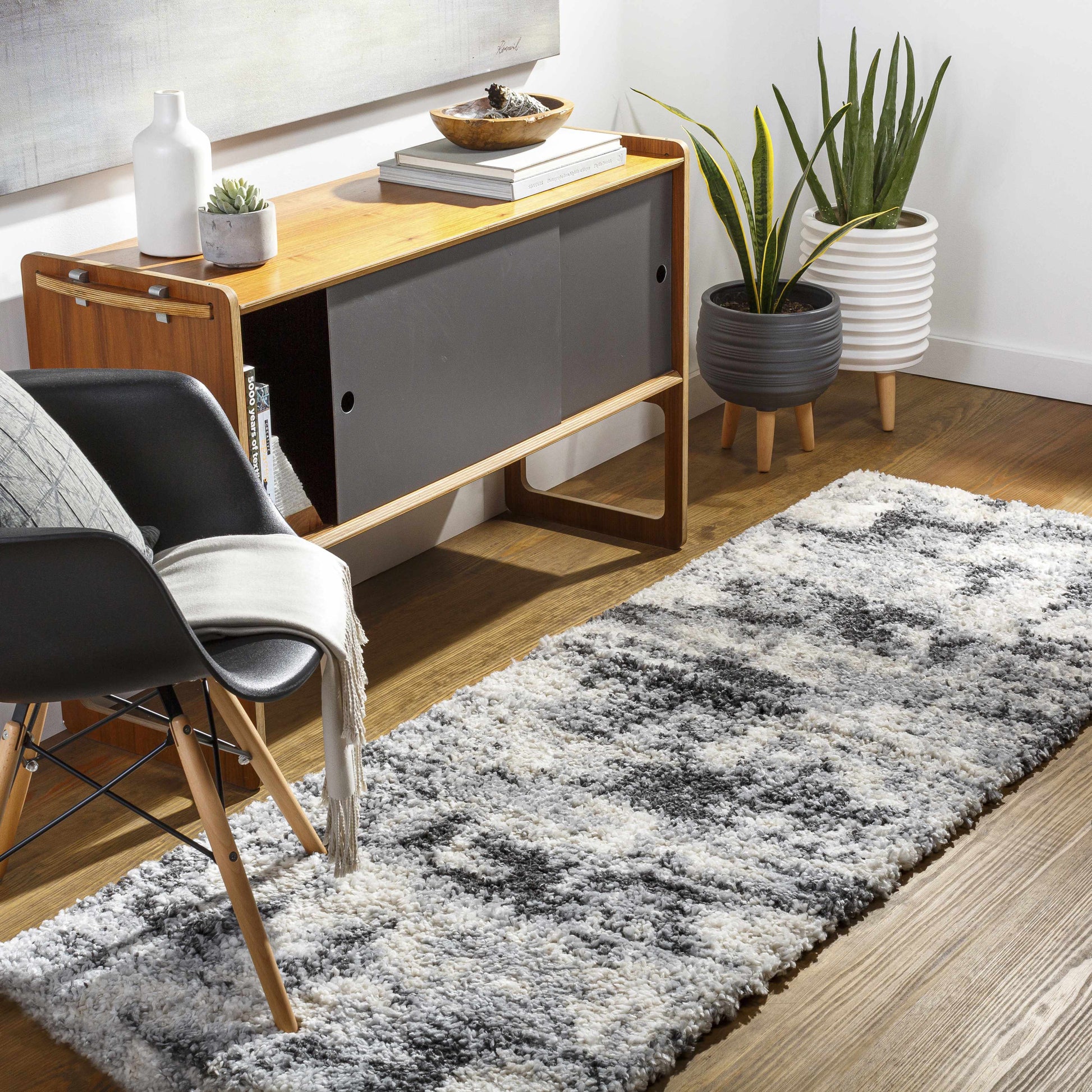 Eskimo Shag ESG-2301 Machine Woven Rug