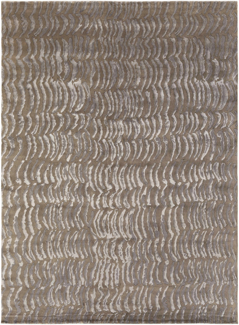 Multicolor Hand Knotted 70% NZ Wool, 30% Viscose Modern Rectangle Handmade rug, Indoor use only, no fringe, non-washable. runner also available