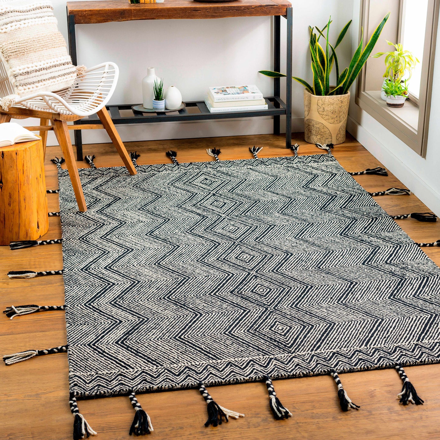 Zanafi Tassels ZTS-2308 Hand Tufted Rug