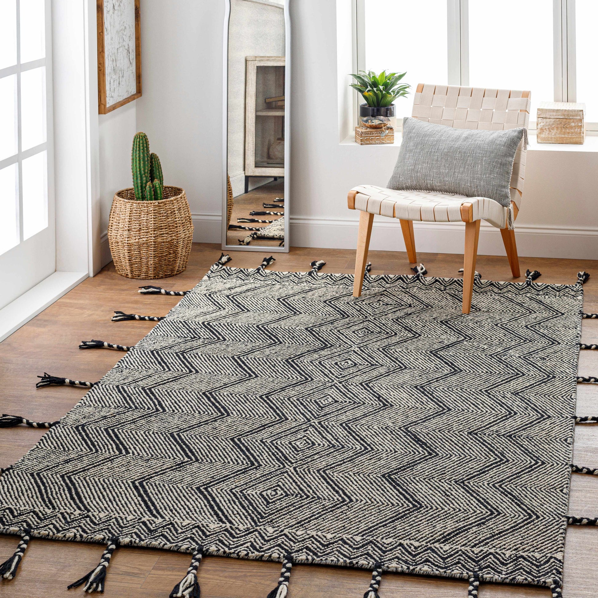 Zanafi Tassels ZTS-2308 Hand Tufted Rug