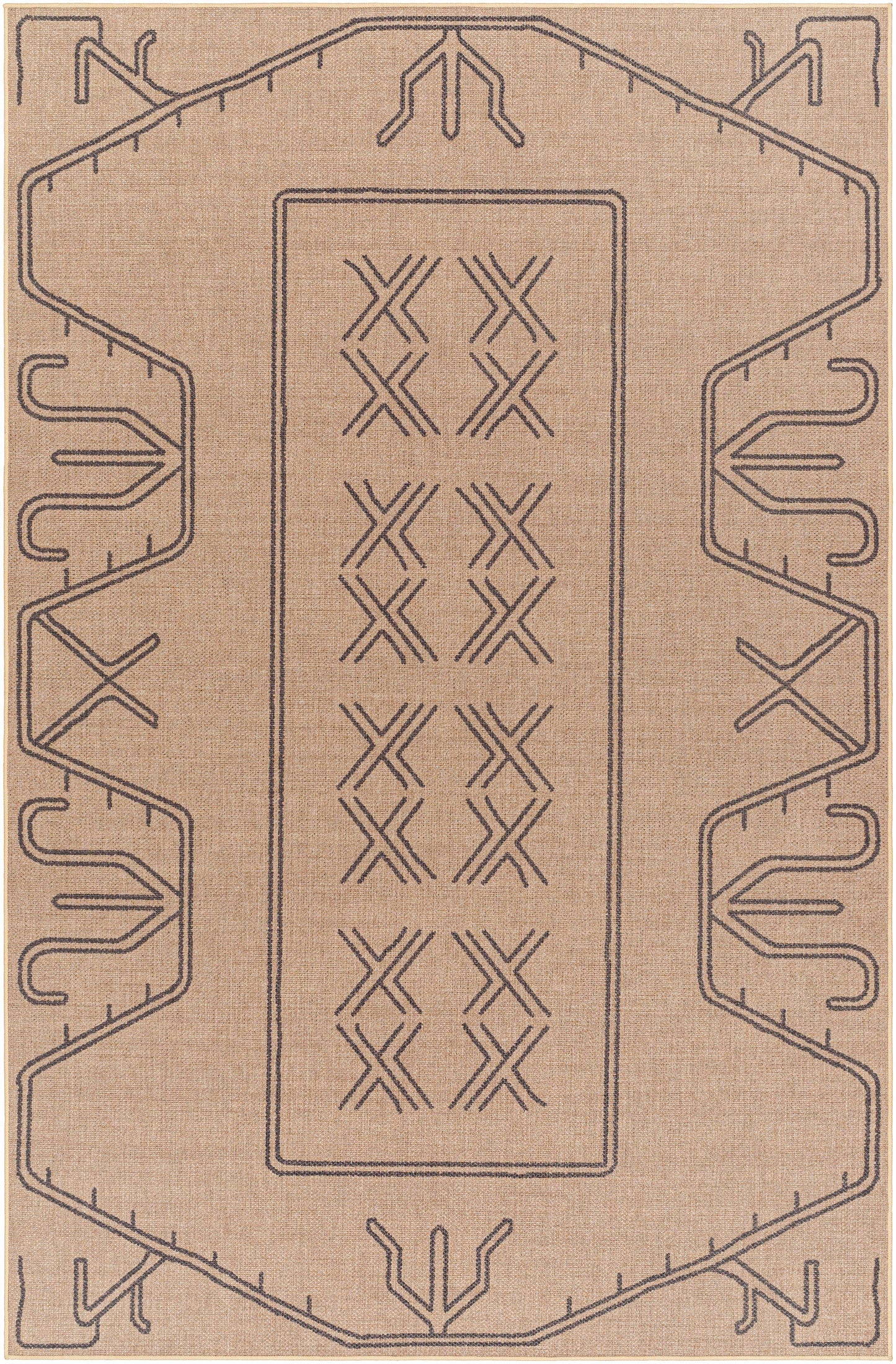 Ez Jute EZT-2305 Machine Woven Rug