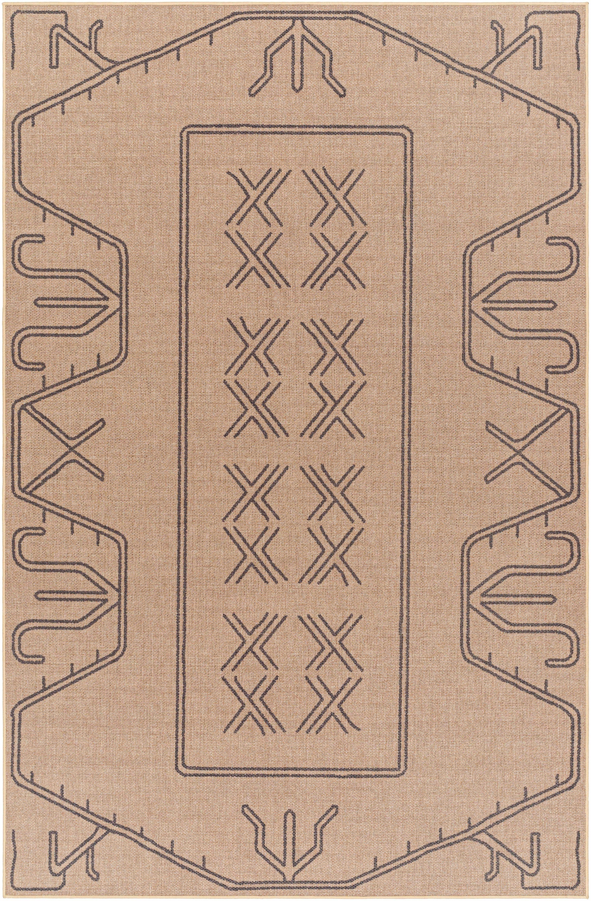 Ez Jute EZT-2305 Machine Woven Rug