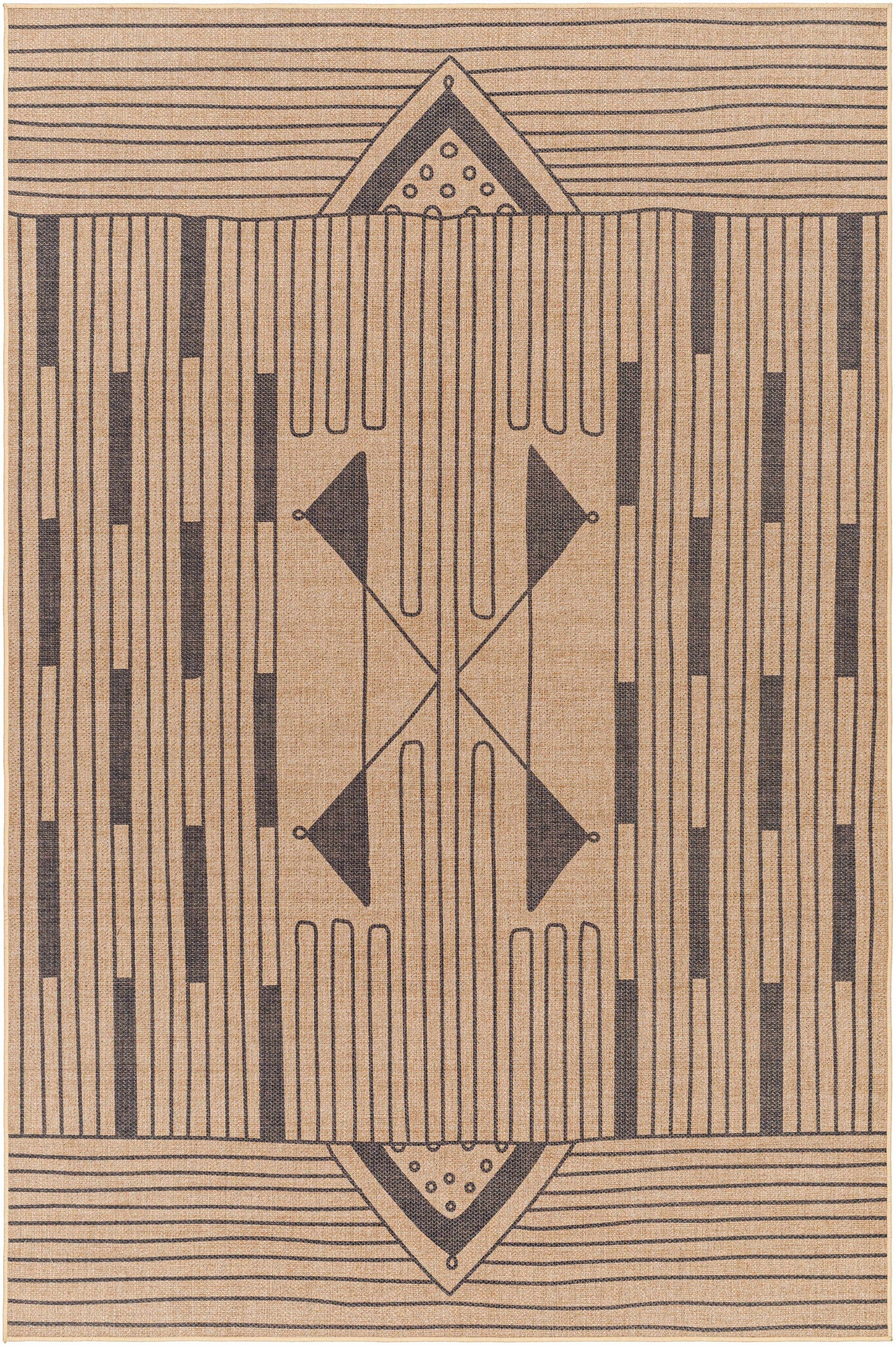 Ez Jute EZT-2302 Machine Woven Rug