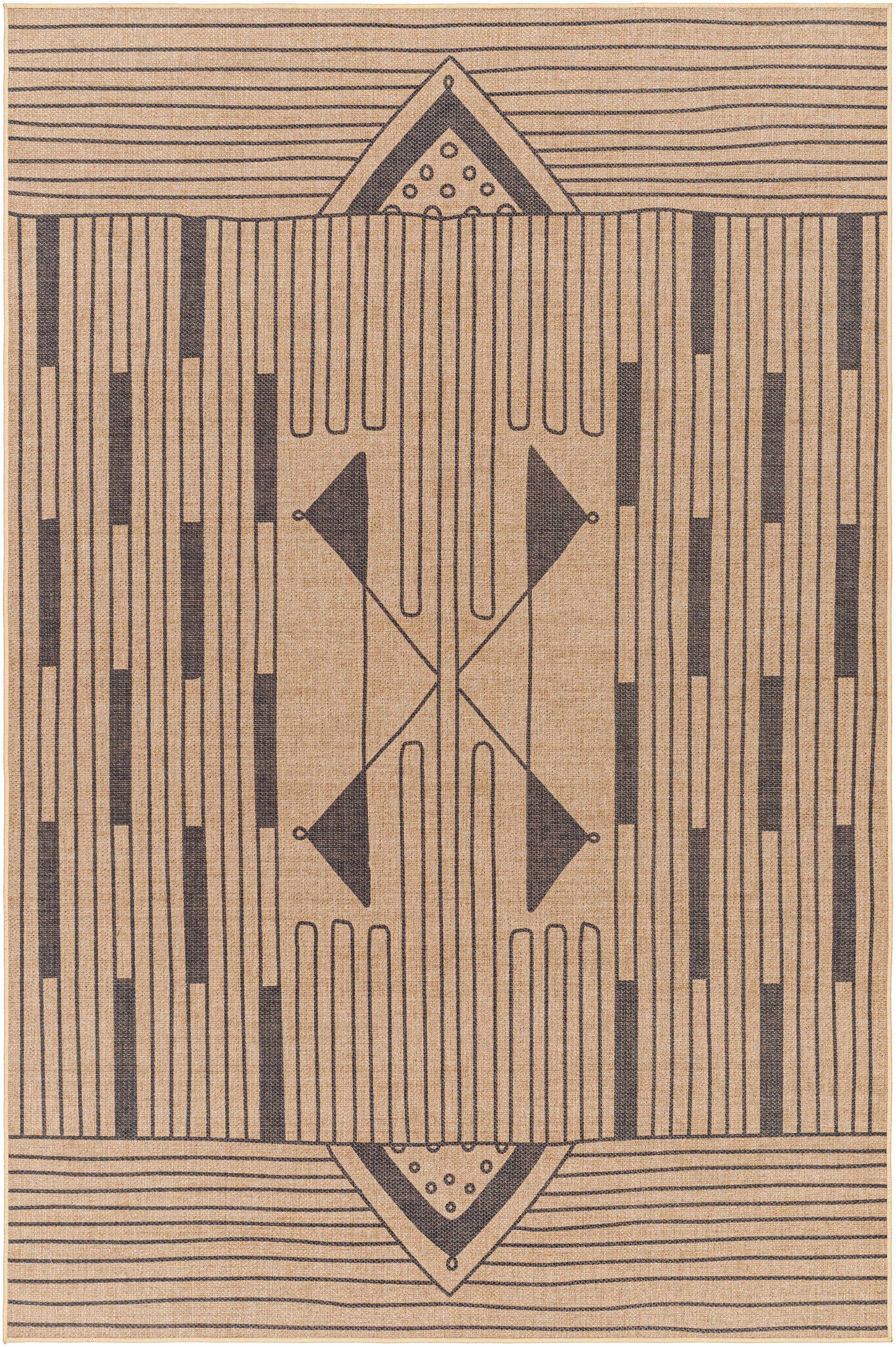 Ez Jute EZT-2302 Machine Woven Rug