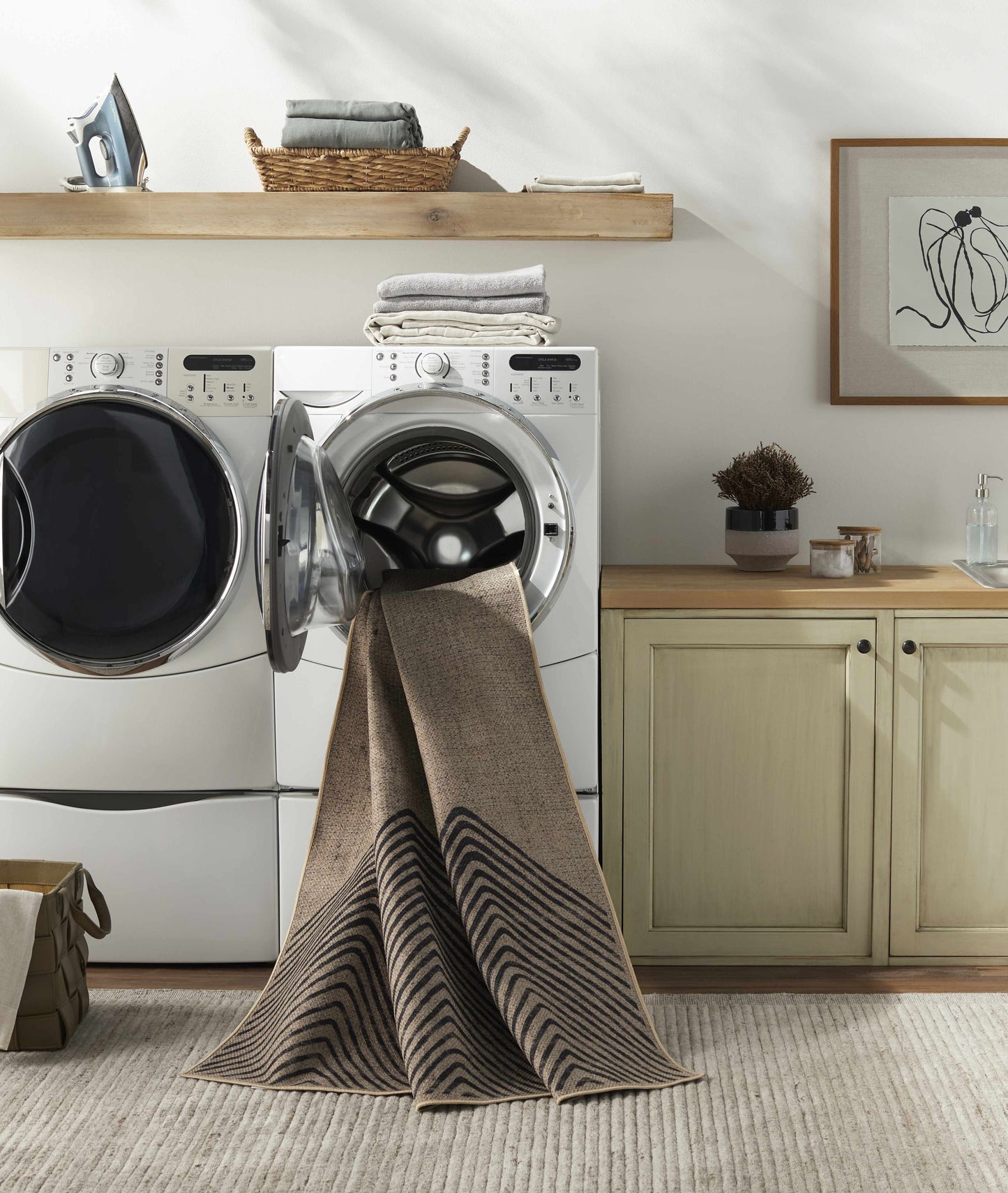 Ez Jute EZT-2314 Machine Woven Rug