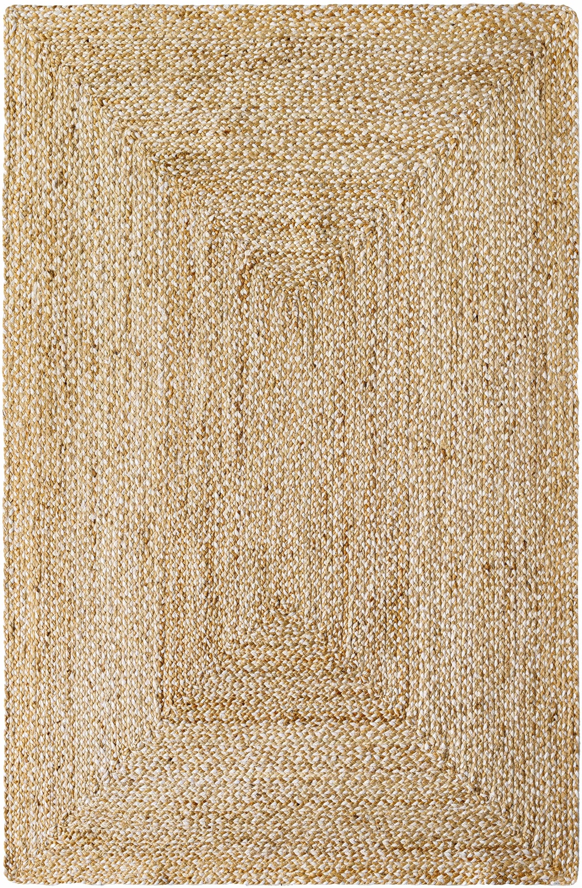 Tan Hand Loomed 100% Jute Cottage Rectangle Handmade rug, Indoor use only, no fringe, non-washable. runner also available