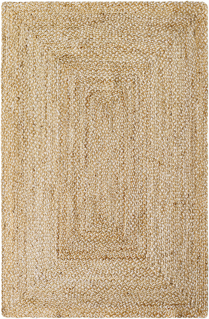 Tan Hand Loomed 100% Jute Cottage Rectangle Handmade rug, Indoor use only, no fringe, non-washable. runner also available