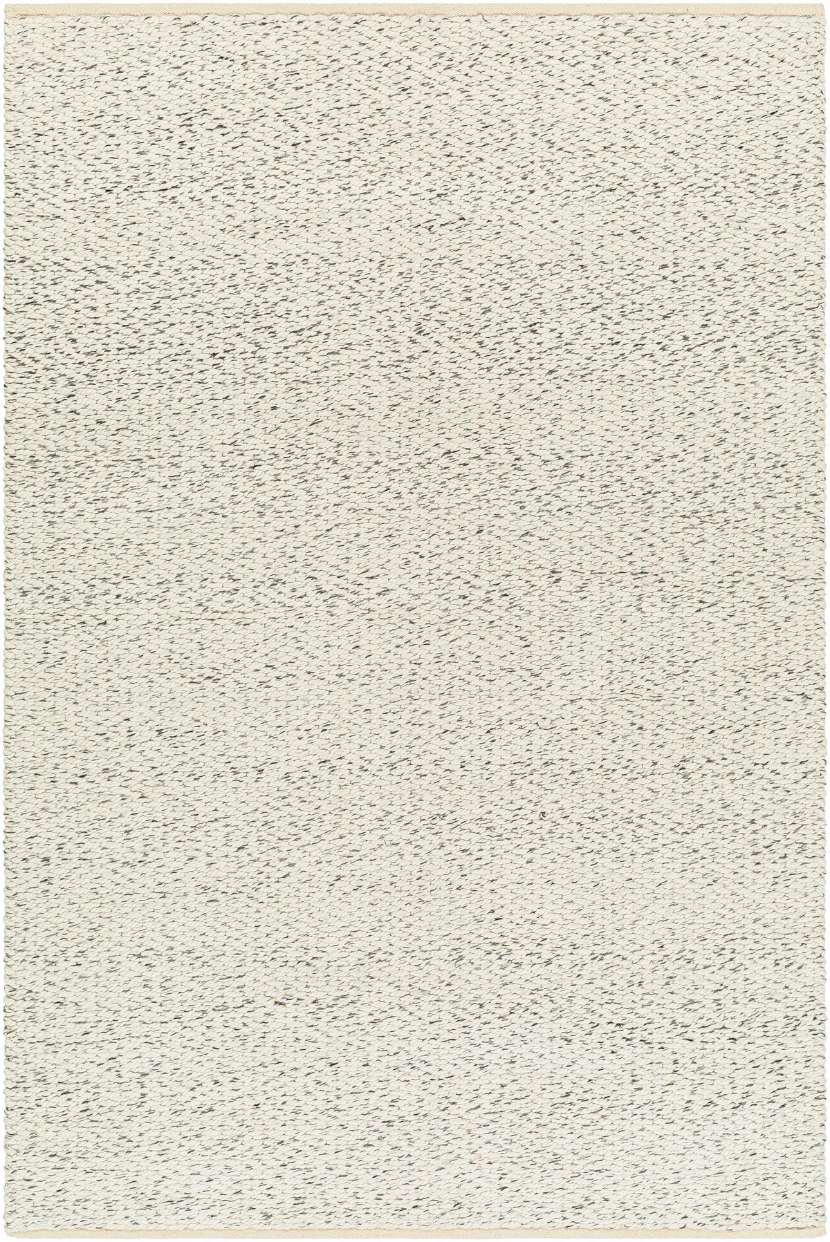 Ivory Hand Loomed 80% Polyester, 20% Cotton Cottage Rectangle Handmade rug, Indoor use only, no fringe, non-washable. runner also available