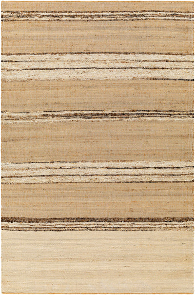 Beige Hand Woven 60% Jute, 40% Wool Cottage Rectangle Handmade rug, Indoor use only, no fringe, non-washable. runner also available