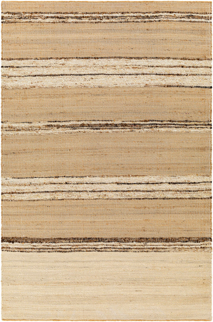 Beige Hand Woven 60% Jute, 40% Wool Cottage Rectangle Handmade rug, Indoor use only, no fringe, non-washable. runner also available