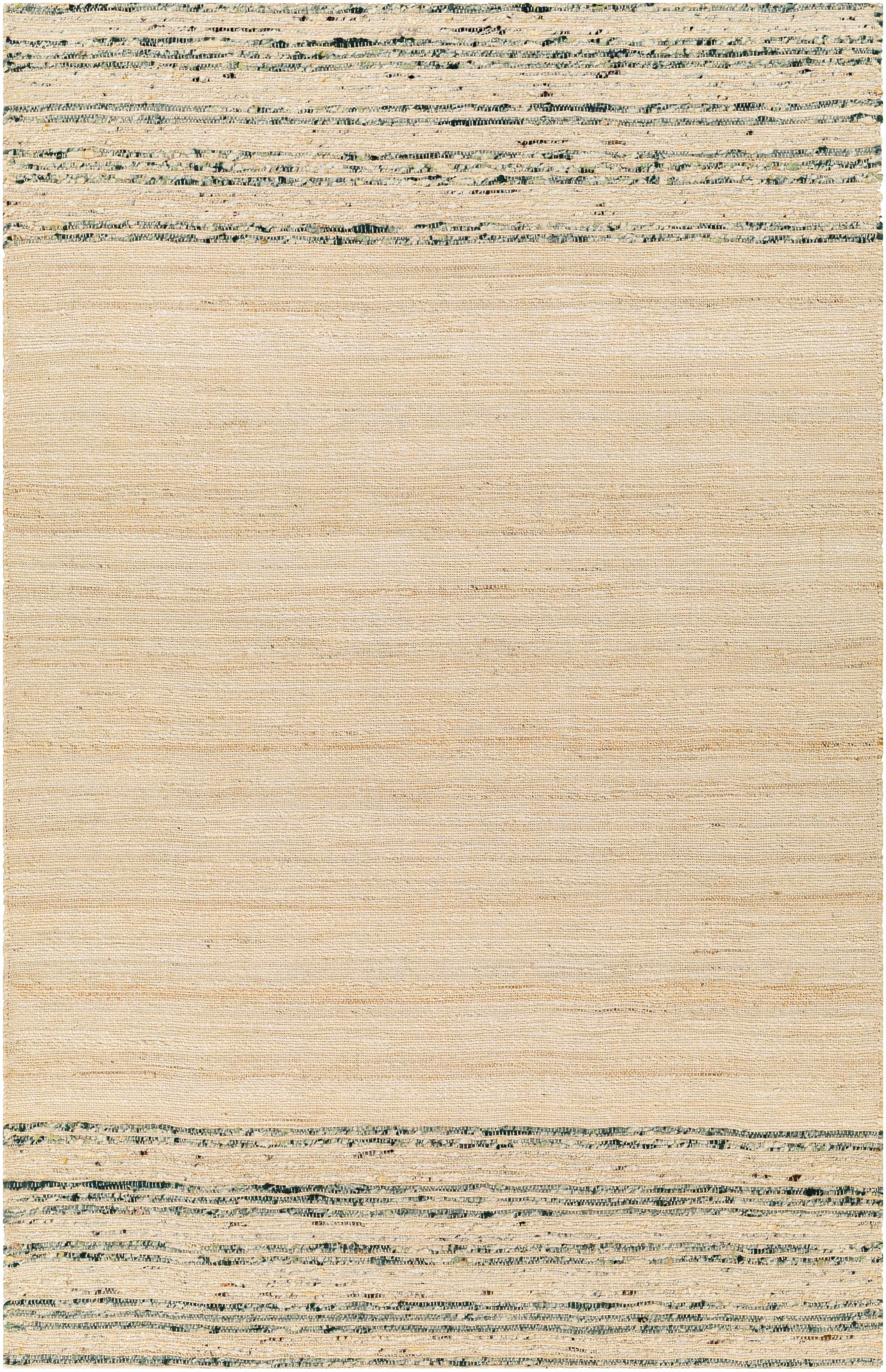 Beige Hand Woven 60% Jute, 40% Wool Cottage Rectangle Handmade rug, Indoor use only, no fringe, non-washable. runner also available