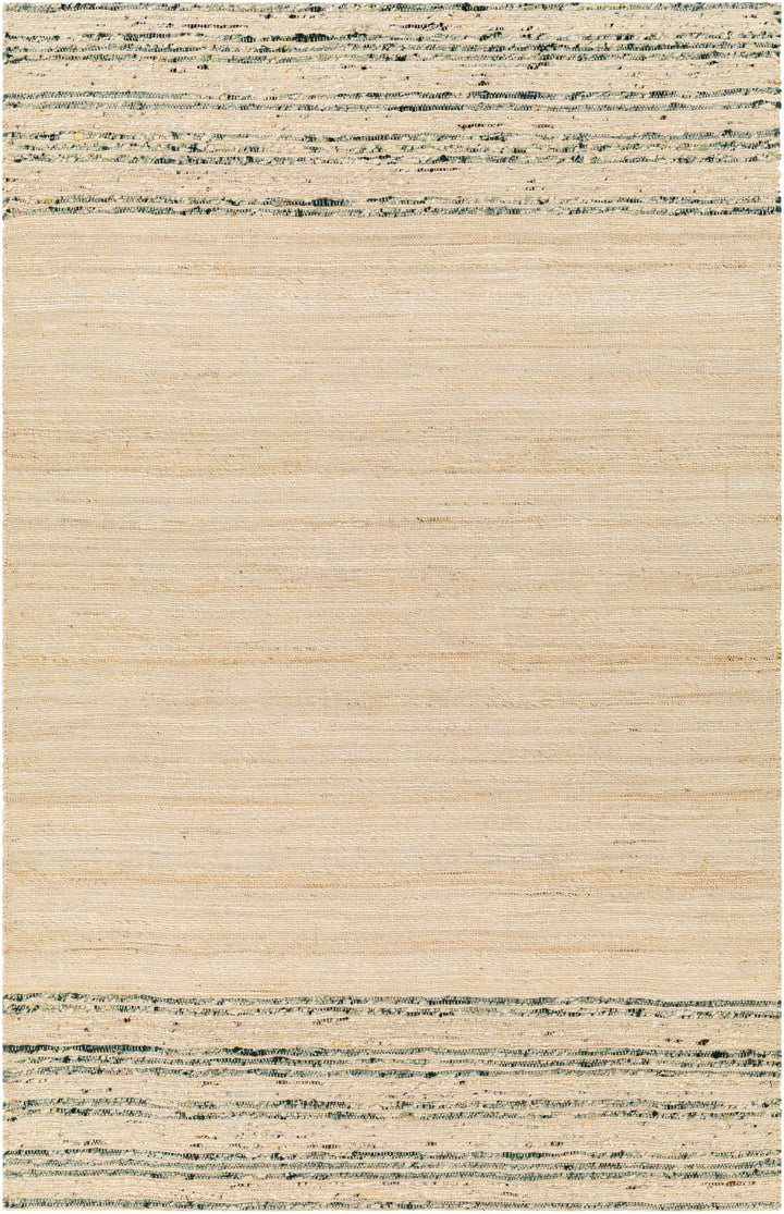 Beige Hand Woven 60% Jute, 40% Wool Cottage Rectangle Handmade rug, Indoor use only, no fringe, non-washable. runner also available