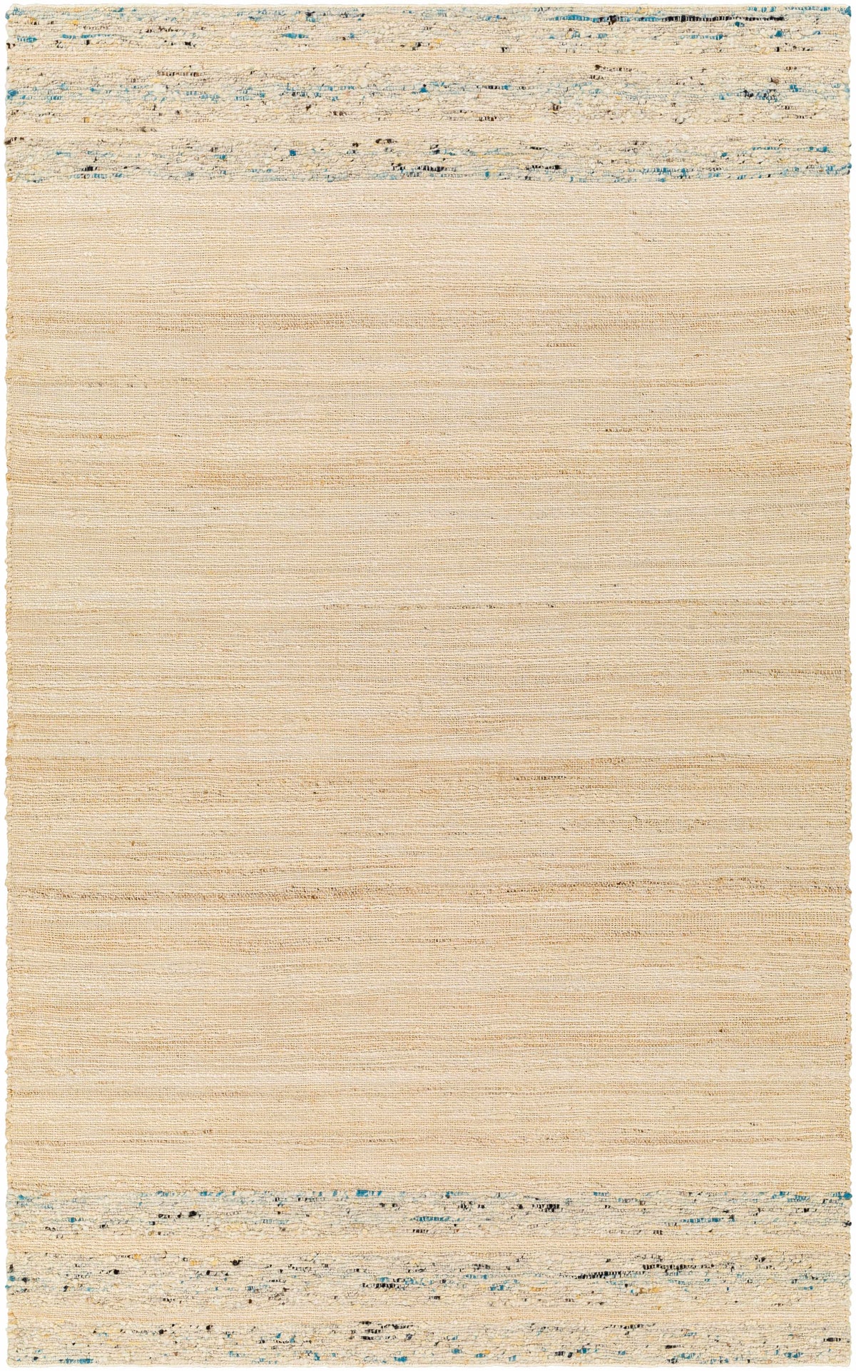 Light Beige Hand Woven 60% Jute, 40% Wool Cottage Rectangle Handmade rug, Indoor use only, no fringe, non-washable. runner also available